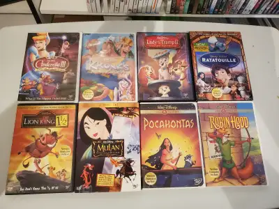 Prices can be found below and are based off completed/sold listings on Ebay. Movies comes in their c...