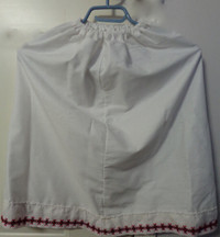 Vintage Ukrainian "underskirt" -  50 yrs ago sewn by Baba inYktn