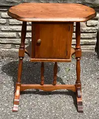 OLDER SMALL TABLE /CUPBOARD /STAND/CABINET
