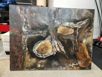 4ft by 3 ft beautiful canvas from a local artist in Okotoks AB.