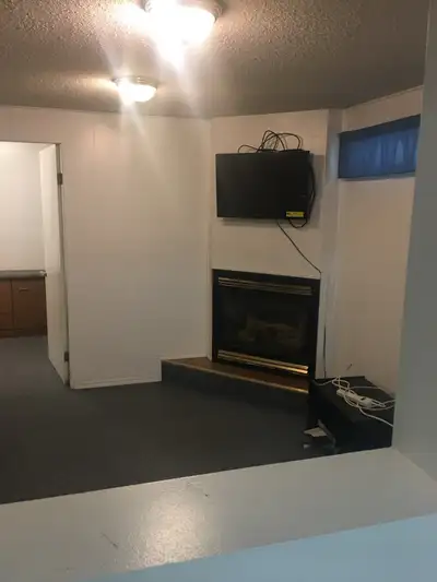 Quality 1 Bedroom Furnished Suite with natural gas fireplace. Price includes heat water power and sh...