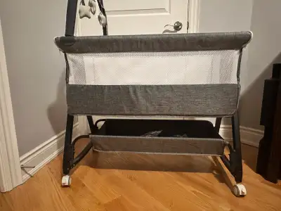 My baby slept in this bassinet for 4 months. No incidents happened in the bassinet so it is very cle...