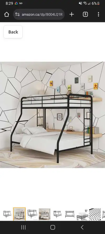 Twin/Double Bunk Bed 