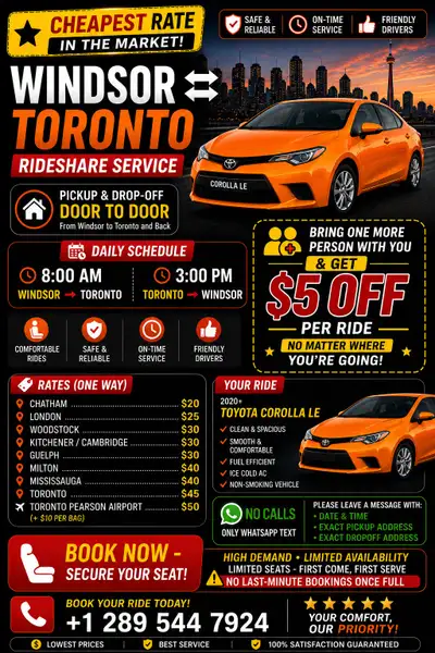RIDESHARE SERVICE , View more