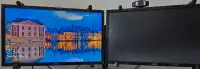 2 Dell 24in monitors