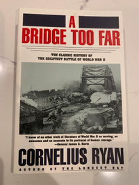 A Bridge Too Far by Cornelius Ryan - Historical/War Book