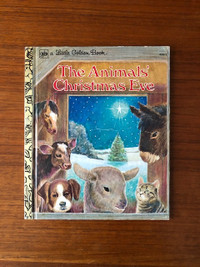 Vintage Little Golden Book The Animals' Christmas Eve Christian