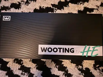 Basically brand new Wooting Two Hall effect keyboard. Next level response time Amazing rapid trigger...