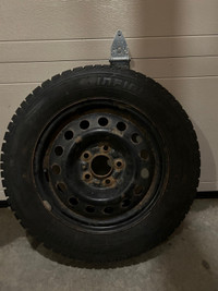 Snow tires  with rims 