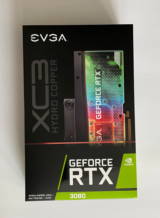 EVGA NVIDIA RTX 3080 XC3 Ultra Hydro Copper - Cooler in System Components in Ottawa