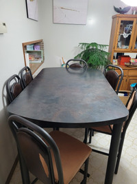 Dining room table and chairs 