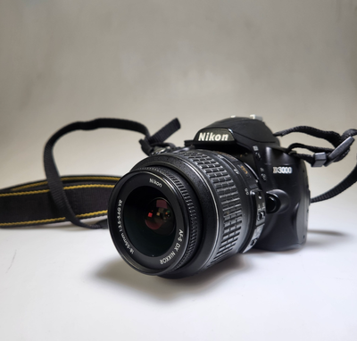 Nikon D3000 10.2MP Digital DSLR Camera w/ 18-55mm Lens, View more