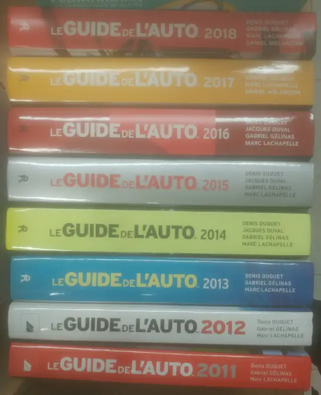 Guide de l'auto 1997 à 2018. 5$ chaque. in Textbooks in Longueuil / South Shore - Image 3