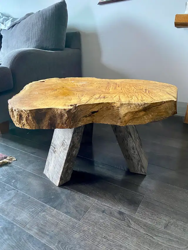 Live Edge End Table in Coffee Tables in Hamilton - Image 4