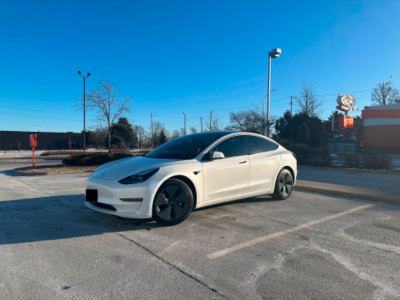 2023 Tesla Model RWD White on White - AutoPilot Accident Free