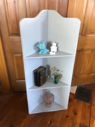 Solid Wood Corner Shelf, View more