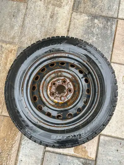 5x100 Winter Tires on Rims – Subaru Impreza/Forester – 195/65R15 – Ready to Use Set of 4 winter tire...