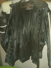 Motorcycle rain jacket & pants $50 each Firm size Medium