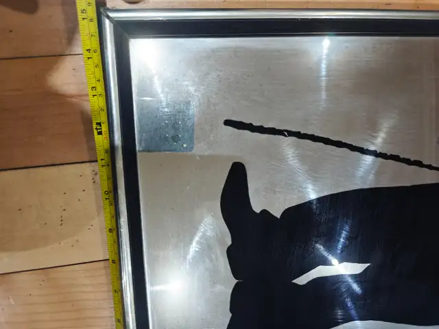 29.5x15 inches vintage Charlie Chaplin mirror wall art in Arts & Collectibles in City of Toronto - Image 6