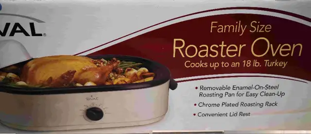Rival Family Size Roaster Oven in Microwaves & Cookers in Oakville / Halton Region - Image 3