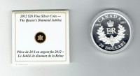 CANADA. 4 SILVER COIN The QUEEN'S DIAMOND JUBILÉÉ 1952-2012.