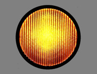 8 Inch Yellow Traffic Light