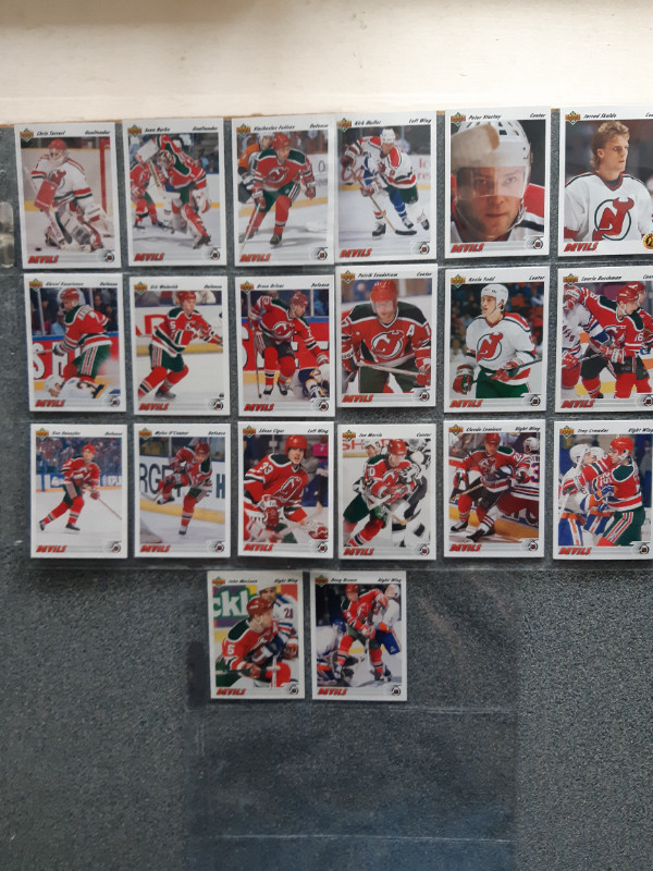 Carte de hockey Devils du New Jersey Upper Deck 1991-1992 in Arts & Collectibles in Lévis