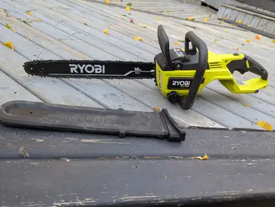 RYOBI 40V HP Brushless 18-inch Cordless Battery Chainsaw, View more