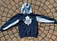 Men's Profile Auston Matthews Blue Toronto Maple Leafs Big & Tall Colorblock Full-Zip Hoodie
