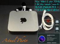 Apple Mac Mini (Late 2014) 2.8GHz i5 / 16 GB 256GB + 1TB