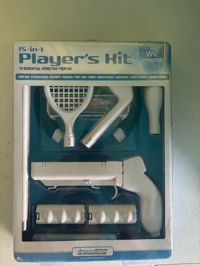 Unopened Dreamgear 15 in 1 Players Kit for Wii, View more