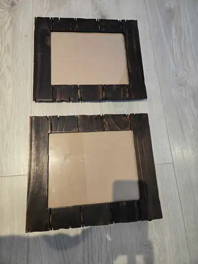 9.5" x 7.5" wooden picture frames. $10 for both. Pick up in Armdale.