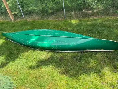 Selling a classic Canadian-made 16ft (15' 9" actual) fiberglass touring canoe. This is a highly soug...