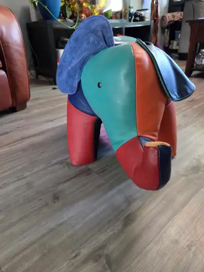 reiner leather elephant , View more