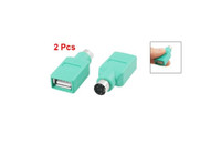 USB Female to PS2 PS/2 Male Adapter Converter Keyboard Mouse