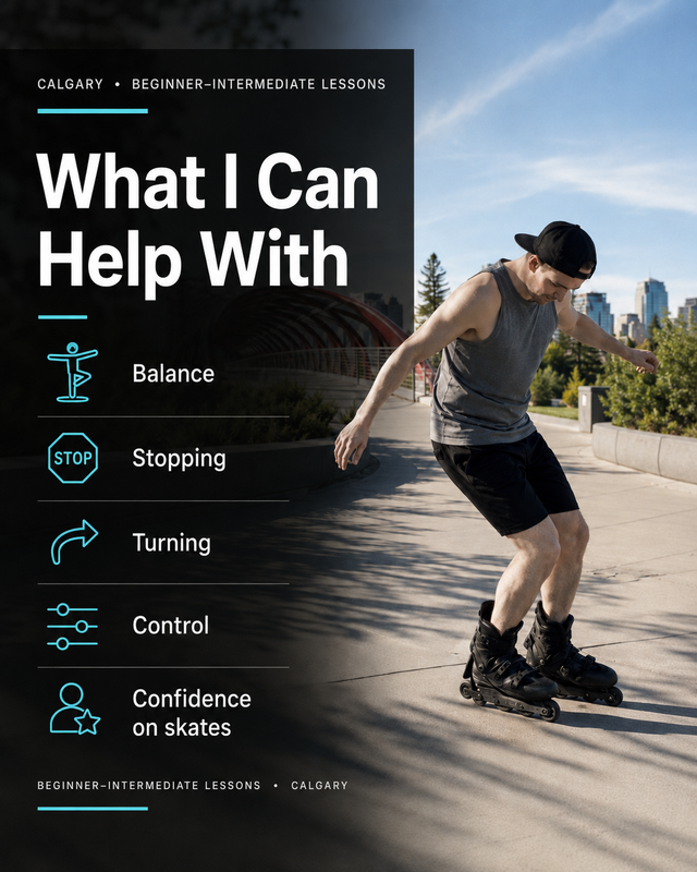 Beginner–Intermediate Rollerblading Lessons in Calgary | $45/hr490891151242045442