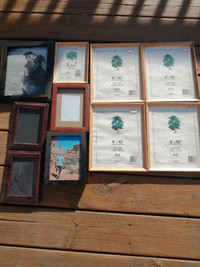 10 new picture frames assorted sizes