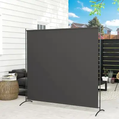 Outsunny Single Panel Room Divider - 70.9" L x 19.7" W x 70.9" H, View more