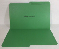 60 Pack Legal Size File Folders 9.25”x14.75” Colors Vary K1905