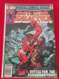VINTAGE 1980, BATTLESTAR GALACTICA COMIC BOOK, ISSUE #18!!!