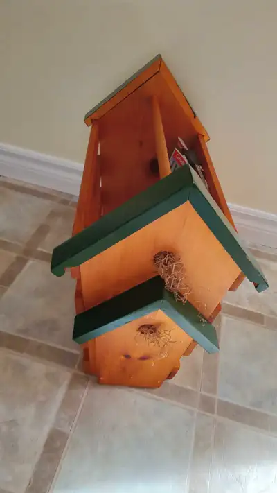 DECORATIVE BIRDHOUSE SHAPED CONTAIINER, View more