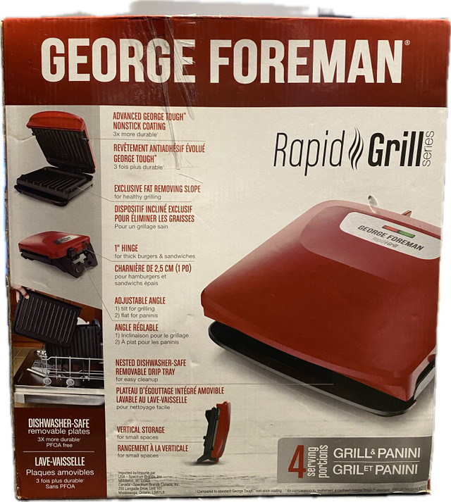 George Foreman Rapid Grill in Microwaves & Cookers in Markham / York Region - Image 2