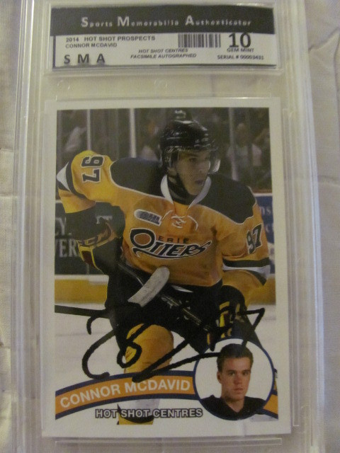 NHL  Connor McDavid Hot Shot Prospect in Arts & Collectibles in Edmonton