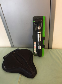 Evo Gel Bicycle Seat Cover / Bike Pumps & Raleigh #58 Seat