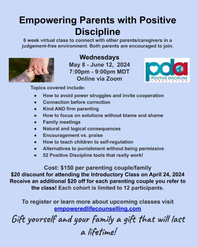 Empowering Parents with Positive Discipline in Activities & Groups in Calgary - Image 2