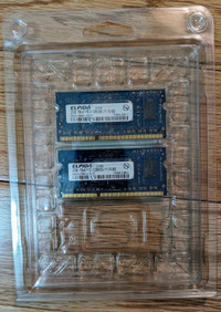 MAC MINI/Laptop ELPIDA RAM 2 x 2gb 1Rx8 pc3 12800S-11-10-B2