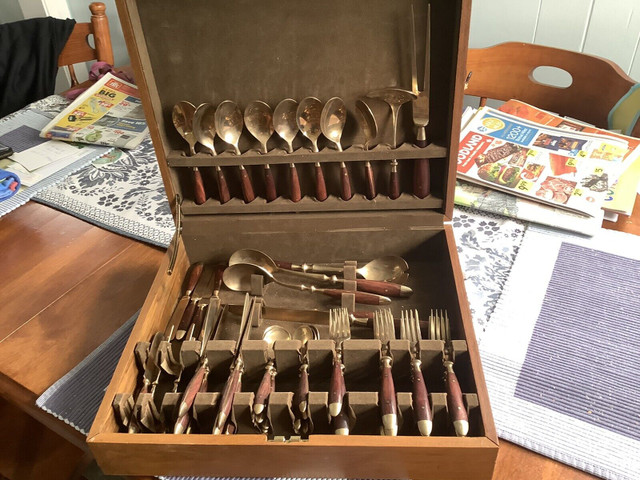 Vintage Brass Cutlery Set in Kitchen & Dining Wares in Dartmouth