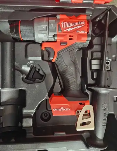 Brand new Milwaukee M18 Fuel 1/2" Hammer Drill ONEKEY, View more