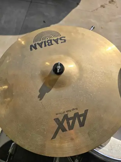 Sabian AAX Stage Ride & Zildjian A custom splash, View more