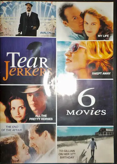 TEAR JERKERS 6 MOVIES SET on 2 DVDs - VERY GOOD CONDITION! Starring Madonna, Nicole Kidman, Michael...
